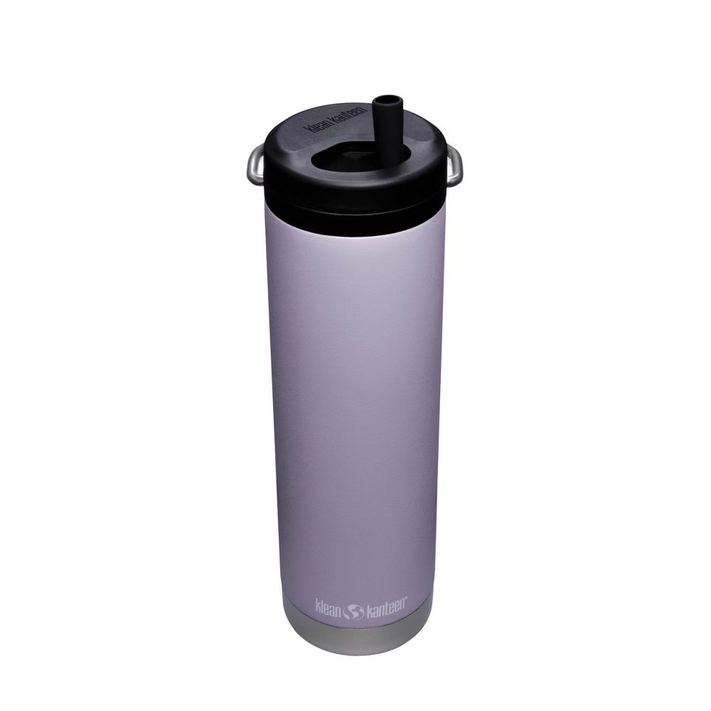 Klean Kanteen 20oz TKWide Insulated Stainless Steel Water Bottle with Twist Straw Cap - Lavender | Target