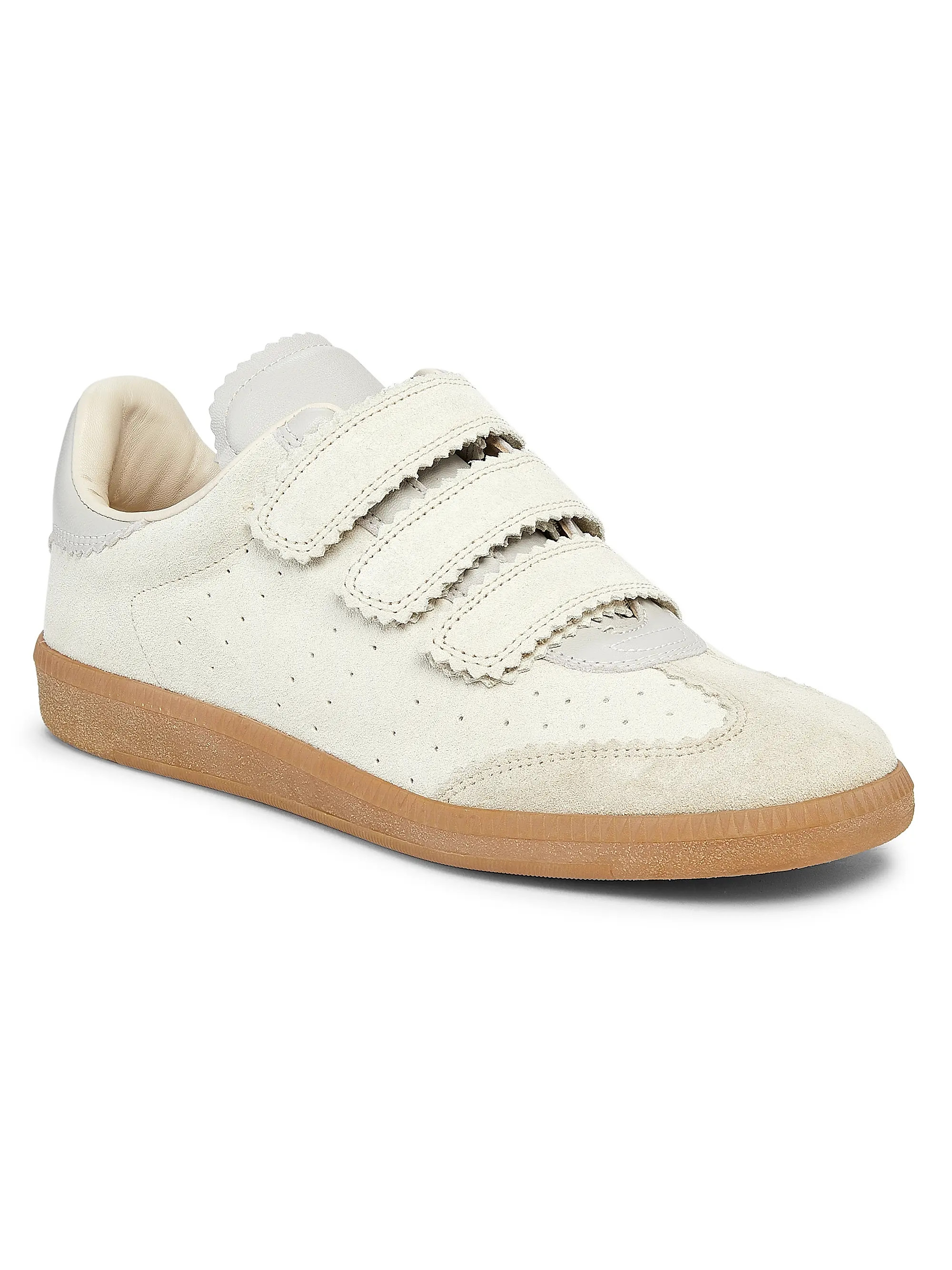 Shop Isabel Marant Beth Suede Low-Top Sneakers | Saks Fifth Avenue | Saks Fifth Avenue