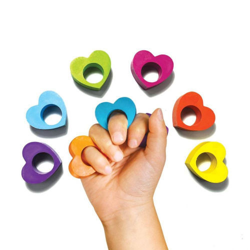 Heart Ring Crayons - Set of 6 | Barnes & Noble