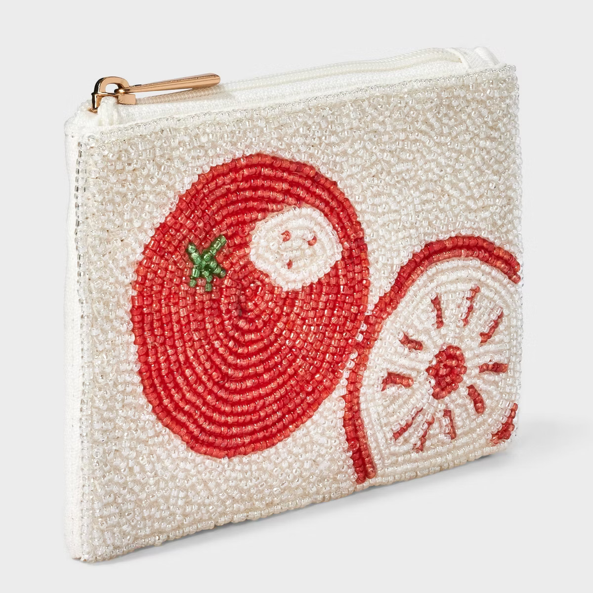 Beaded Tomato Zip Pouch - A New Day™ | Target