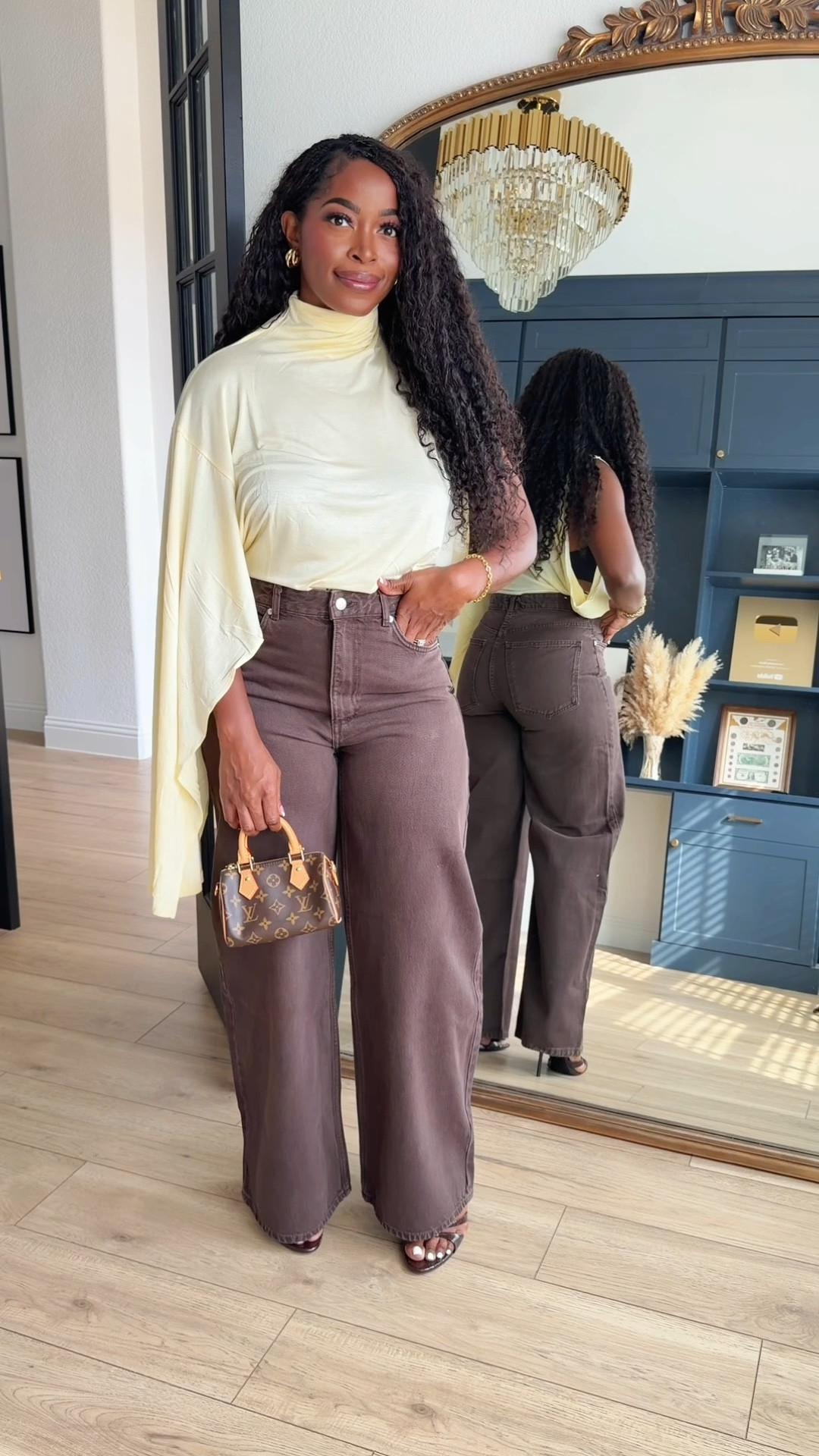 Shop my spring outfit 🤎💛

#LTKootd #LTKMidsize