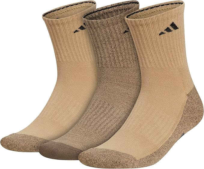 adidas Men's Cushioned X 3 Mid-Crew Socks (3-Pair) | Amazon (US)