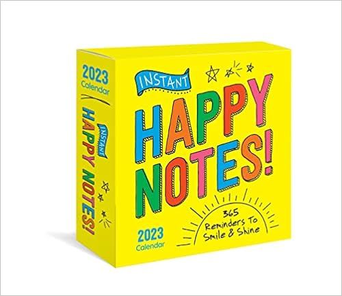 2023 Instant Happy Notes Boxed Calendar: 365 Reminders to Smile and Shine! (Happiness Daily Calen... | Amazon (US)