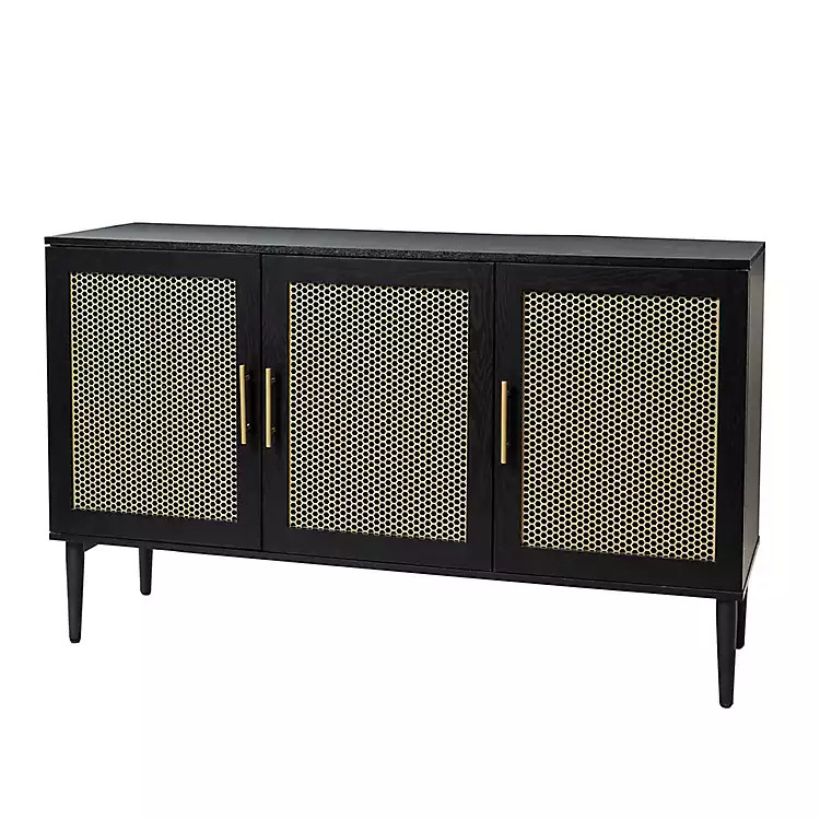 New! Alan Black Wood Sideboard | Kirkland's Home