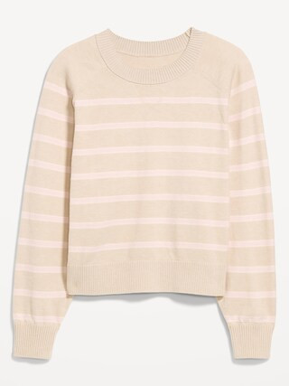 SoSoft Lite Cropped Crew-Neck Sweater | Old Navy (US)