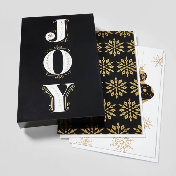 3ct Metallic Foil Assorted Print Shirt Gift Boxes Gold/Black - Wondershop™ | Target