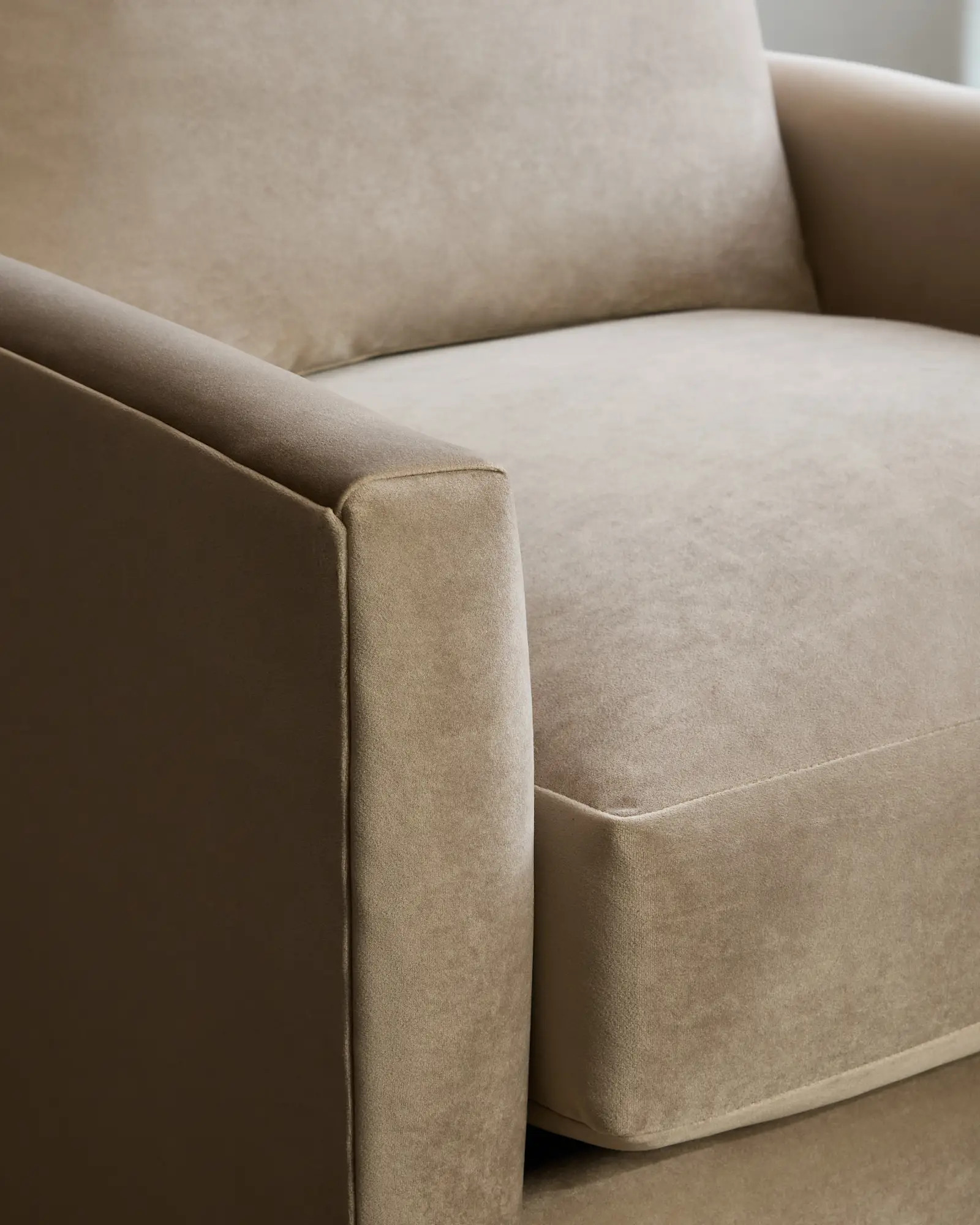 Brennan Accent Chair in Performance Velvet | Quince