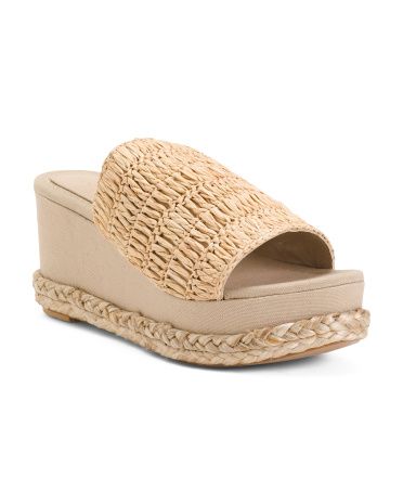 Braided Wedge Sandals | TJ Maxx
