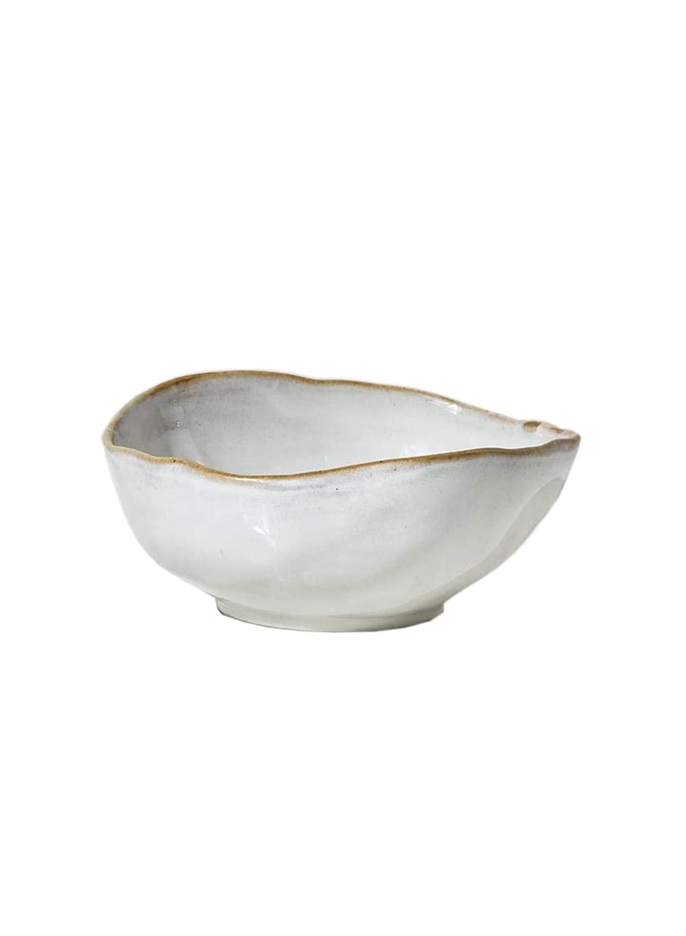 Serene Spaces Living Small Free-Form Edge Glazed Ceramic Bowl, Centerpiece for Vintage Weddings, ... | Amazon (US)