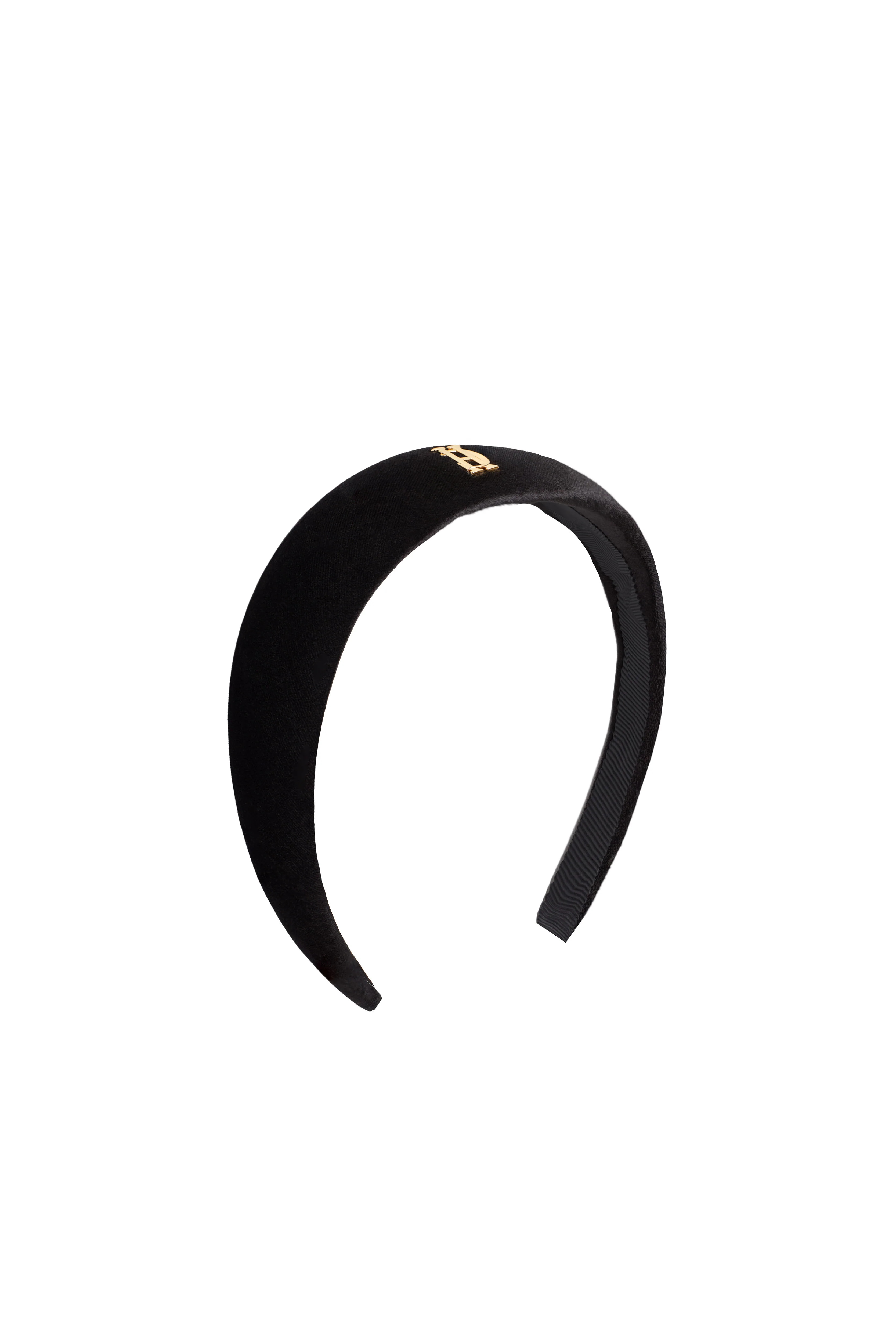 Narrow Headband (Black Velvet) | Holland Cooper