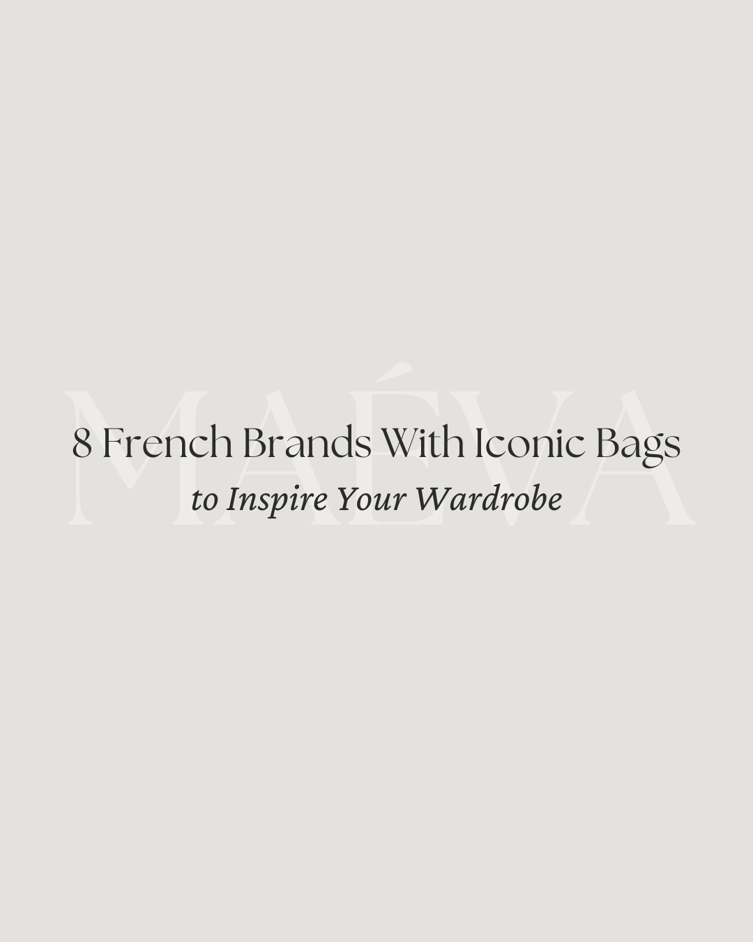 Searching for French style inspiration? These 8 brands are loved not only for their ready-to-wear but also for handbags that have become icons in their own right 👜 From everyday staples to statement pieces, each collection feels effortless, modern, and infused with that je ne sais quoi! 

🤍 I’ve added some pieces here on LTK, for the full curated edits and to discover the stories behind each brand head to maevawithamour.com or shop the edits on ShopMy under the ‘French Brands’ tab

Brand List: 
- Sezane 
- Sandro
- Ba&sh
- Maje 
- A.P.C.
- Rouje
- Soeur
- Vanessa Bruno 

✨ Save & Follow to discover French-inspired style and wardrobe tips, designed to elevate your everyday fashion!

With Amour, M.

#styleinspo #parisianstyle #frenchstyle #frenchfashion #styleguide #frenchbrands #purse #handbag

#LTKItBag #LTKTravel #LTKStyleTip