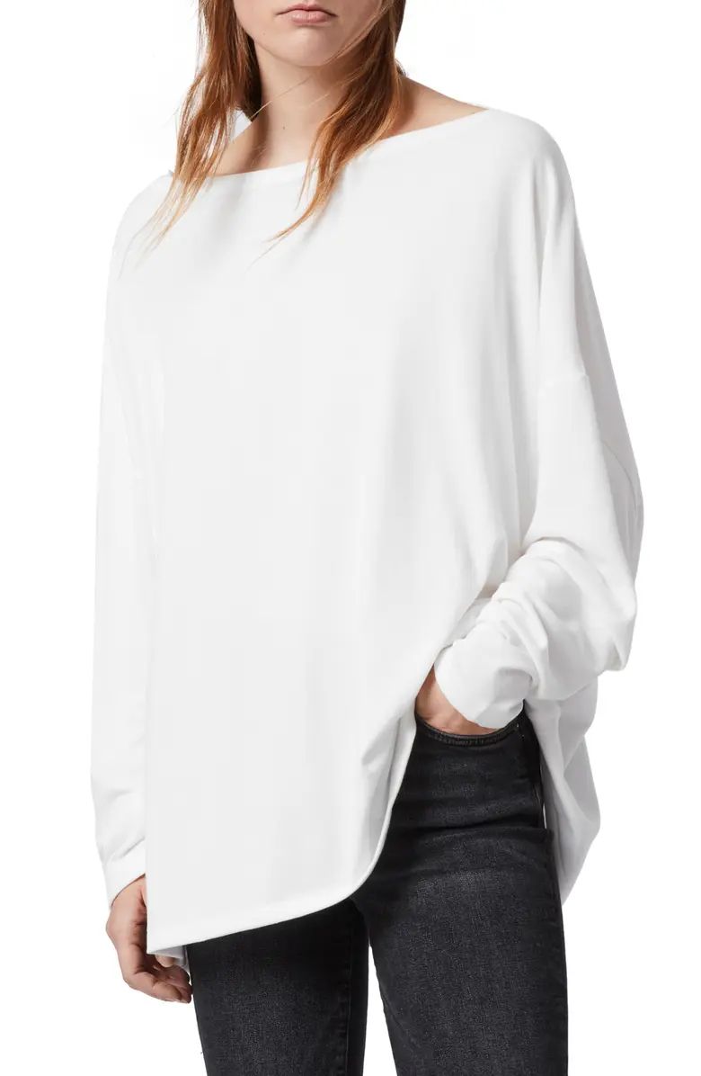 Rita Oversize One-Shoulder Long Sleeve Tee | Nordstrom