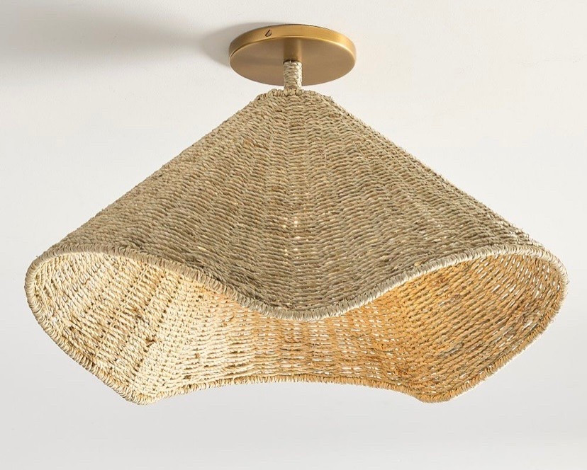 Woven Flush Mount Light On Sale!

#LTKOver40 #LTKHome #LTKSaleAlert