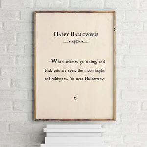 Happy Halloween Print | Etsy (US)