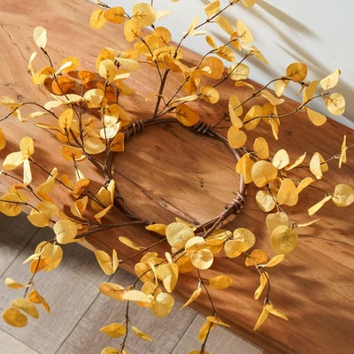 Mustard Fall Candle Ring | 16” | MJHome