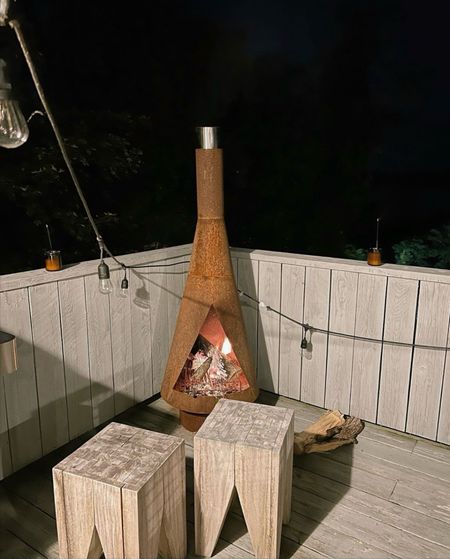 My outdoor fireplace chimney is on sale! Love using it in the summer and winter! 



#LTKSeasonal #LTKHome #LTKSaleAlert