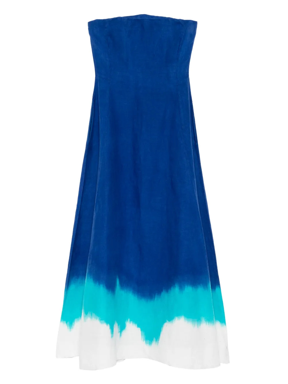 Alessia strapless dip-dye maxi dress | Farfetch Global