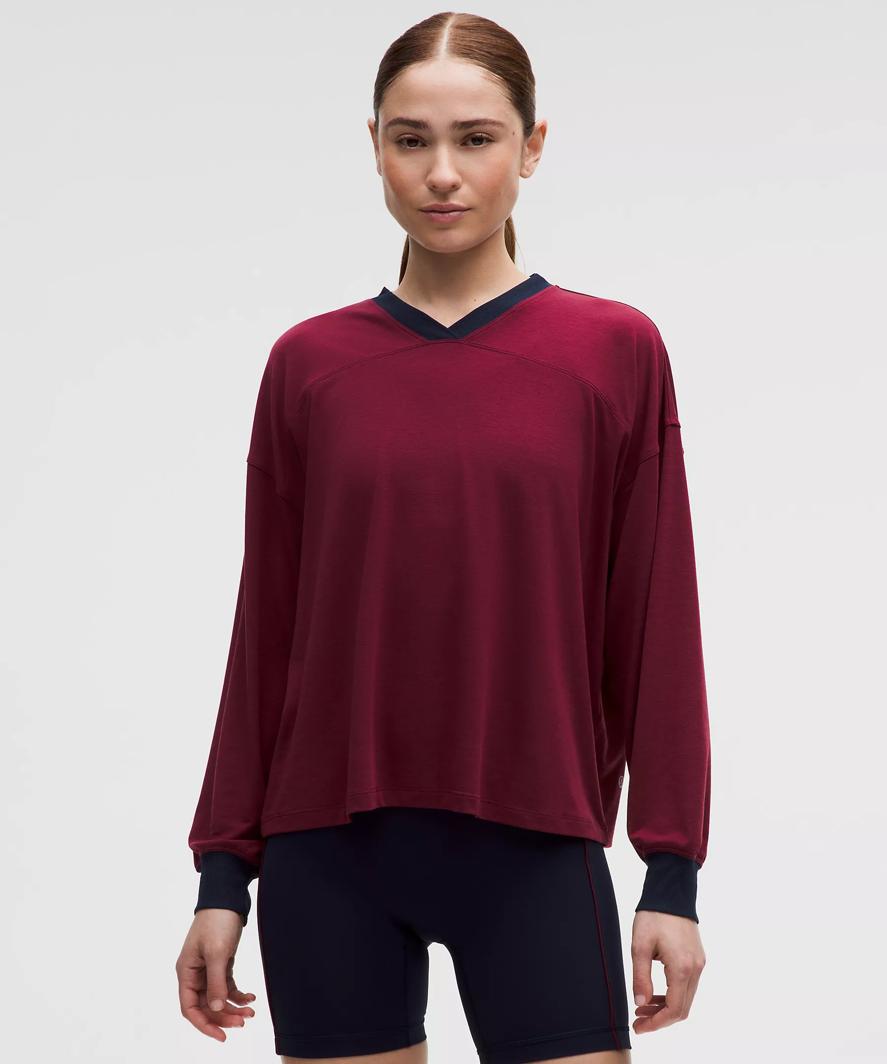 Jersey Training V-Neck Long-Sleeve Shirt | Lululemon (US)