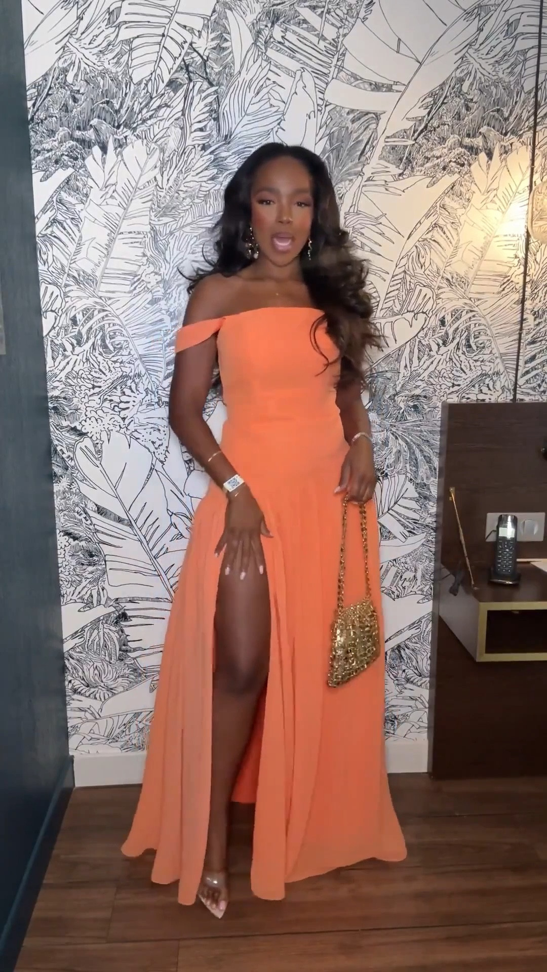 ✨ Statement Evening Elegance
This flowing one-shoulder dress is all about effortless drama. The soft movement, bold slit, and warm coral tone create a look that feels feminine, confident, and unforgettable. Paired with metallic accessories, it’s the kind of outfit that turns heads without trying too hard.

Perfect for weddings, date nights, cocktail events, vacation dinners, and special occasions.

📏 Sizing: Dress (Small) • Bag (One Size) • Heels (TTS)  
Measurements: 5’4” · 138 lbs · 34D · 27” waist · 40” hips

Save this post for an elegant evening outfit, special occasion dress inspiration, one-shoulder dress styling, and effortless glam looks.

Follow me on Instagram and YouTube @kirasfashionfinds

#LTKootd #LTKgrwm