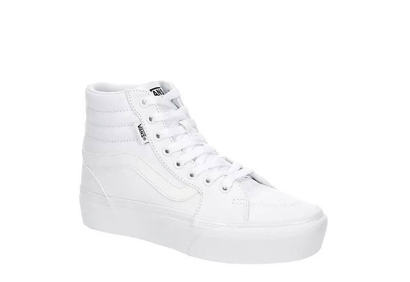 Vans Womens Filmore High Top Platform Sneaker - White | Rack Room Shoes