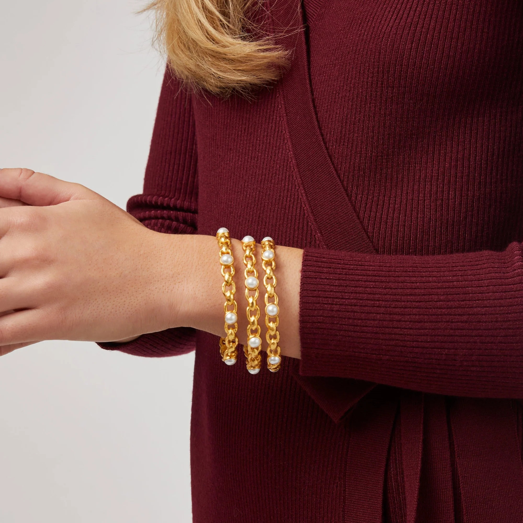 Palermo Pearl Bangle | Julie Vos | Julie Vos