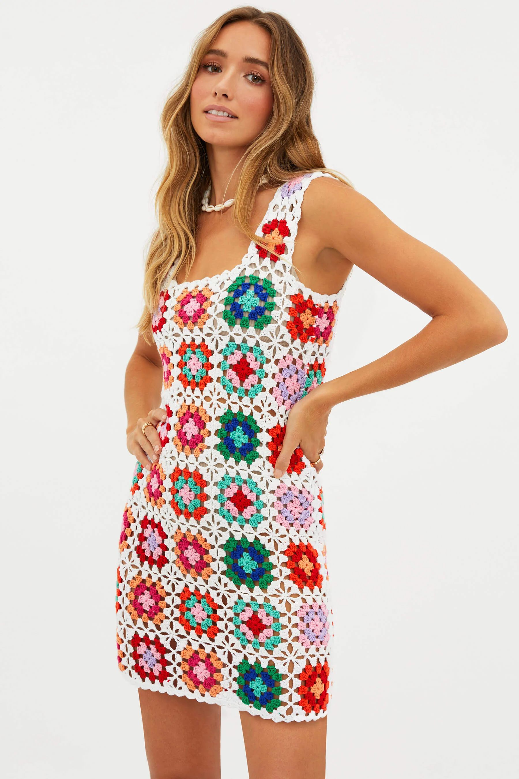 James Dress Tropical Sunset Crochet | Crochet Dress | Beach Riot | Beach Riot