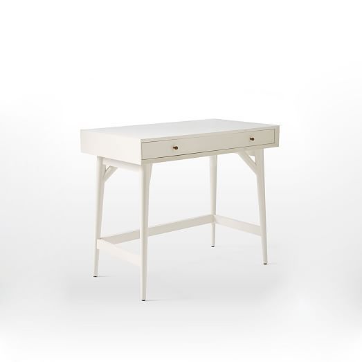 Mid-Century Mini Desk – White | West Elm (US)