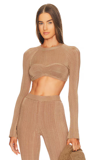 x REVOLVE Kadri Top en Mocha | Revolve Clothing (Global)
