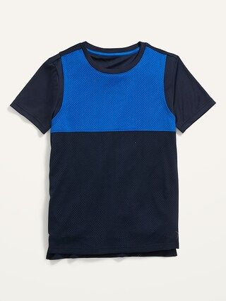Go-Dry Cool 2-In-1 Short-Sleeve Mesh T-Shirt For Boys | Old Navy (US)
