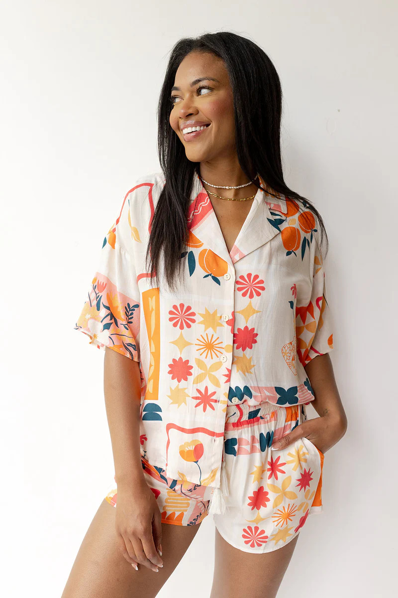 molly printed top | mode