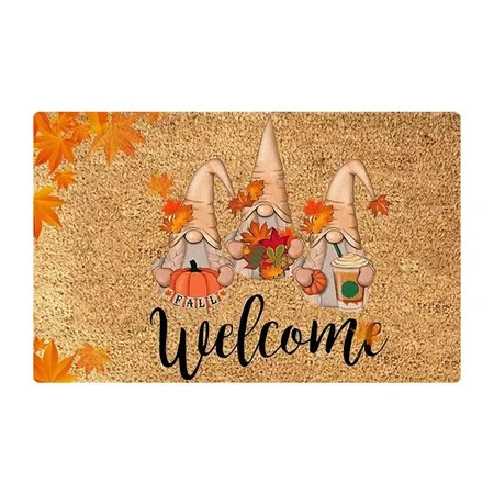 Fall Door Mat Pumpkin Truck Doormat Washable Indoor Or Outdoor Doormat for Living Room Bedroom Dinin | Walmart (US)