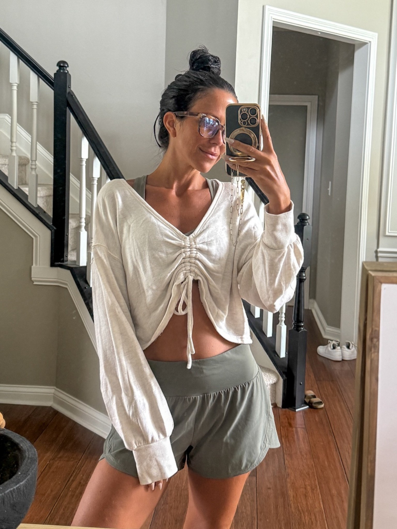 Sports Bra: TTS, wearing Small
Shorts: Run loose in waist, wearing Small
Top: Relaxed fit, wearing Small

The Calia items I’m wearing are in Green. Dicks website colors can be confusing, make sure to read the color not trust the image  

#LTKFindsUnder50 #LTKStyleTip #LTKActive