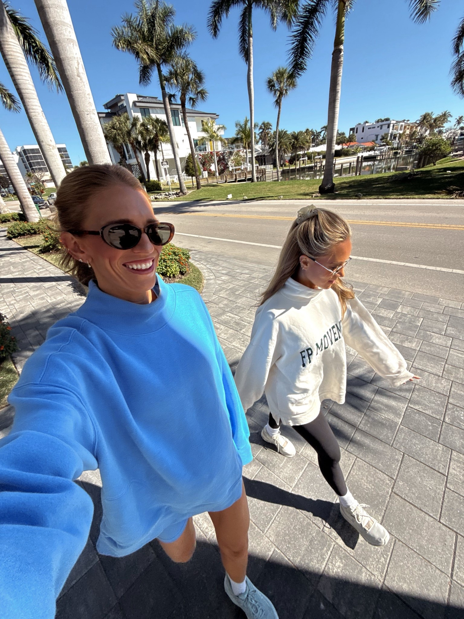 Morning walk fits - wearing FP movement victory set and mock neck sweatshirts! Also best walking shoes on cloud nova - run TTS 

#LTKootd #LTKfitnessgoals