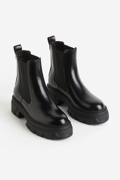 Chunky Chelsea Boots - Black - Ladies | H&M US | H&M (US + CA)