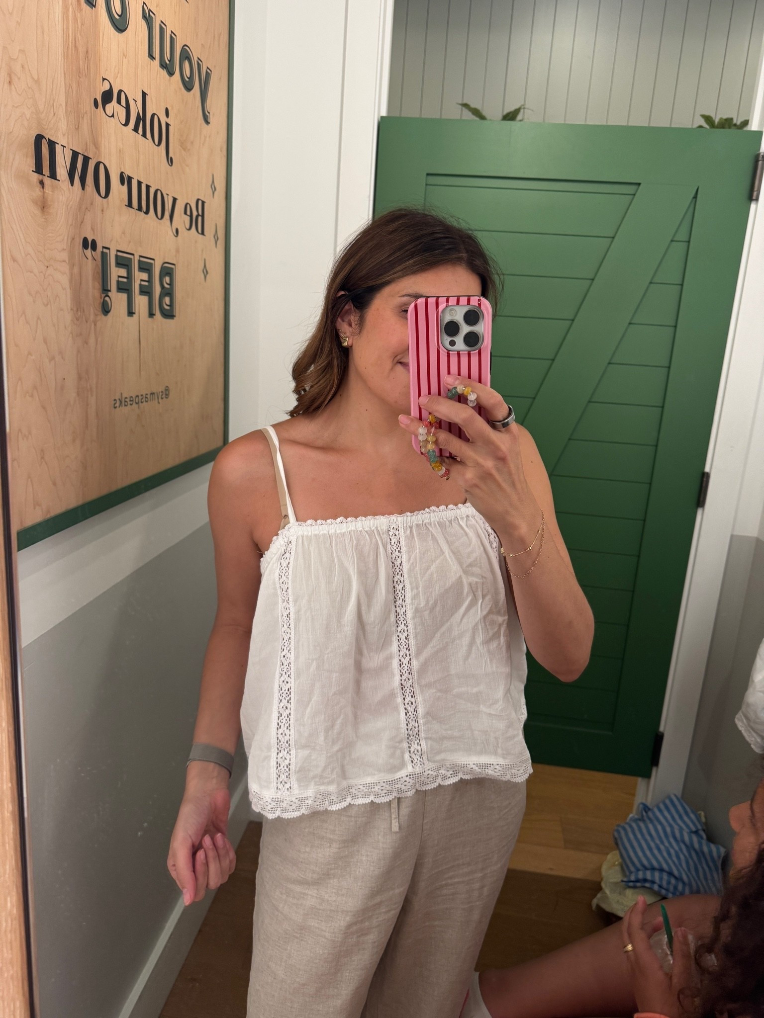 The perfect summer lightweight tank top. Boho top in a size small.