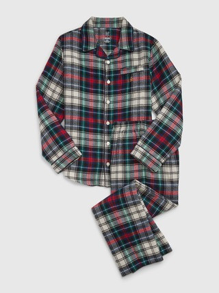 Kids 100% Recycled Plaid PJ Set | Gap (US)