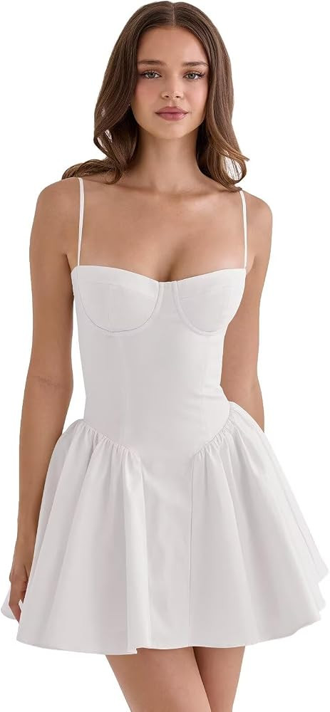 Sevintage Short Homecoming Dresses Corset Bodycon A Line HOCO Dresses | Amazon (US)