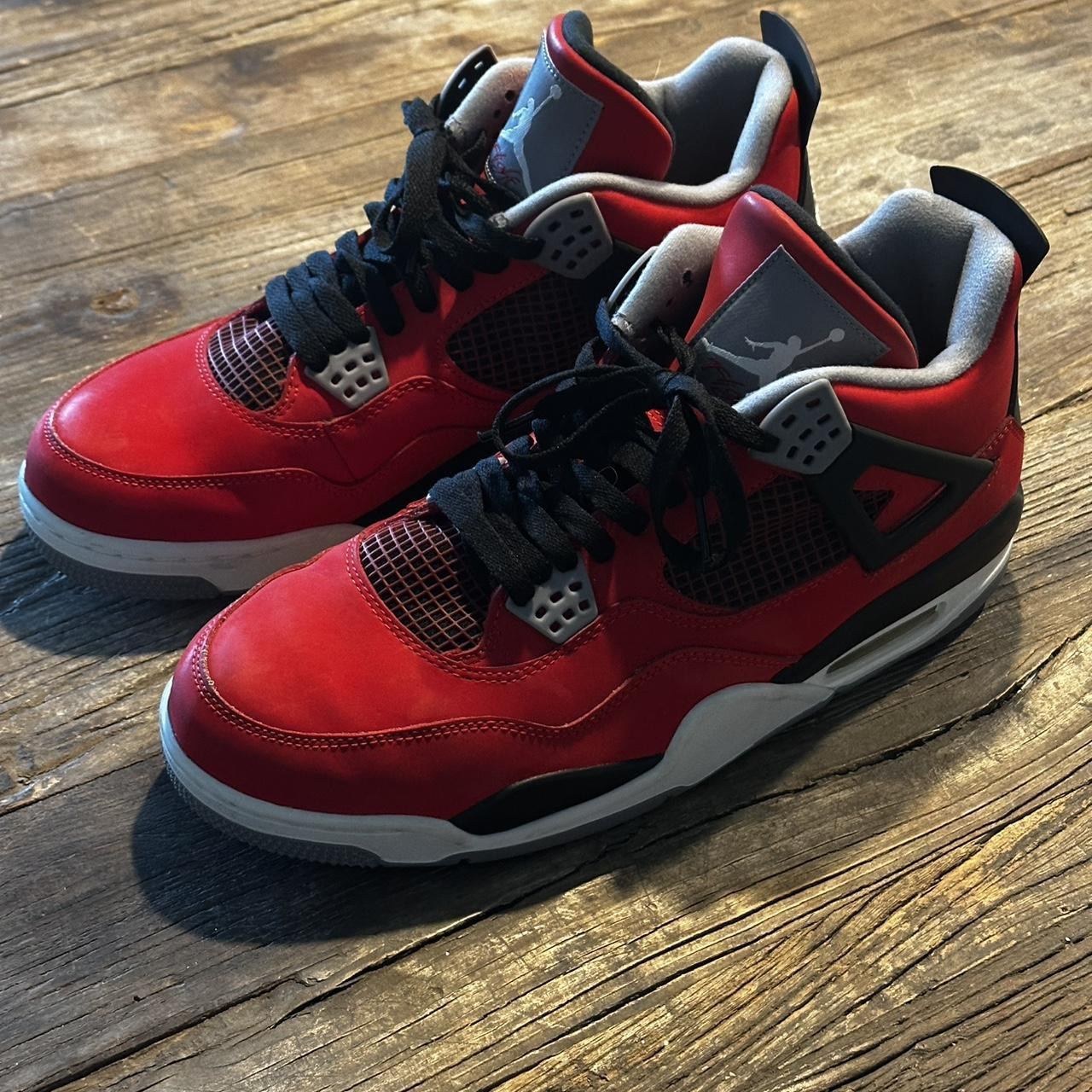 Jordan Men's Sneakers - Red - US 12 | Depop US