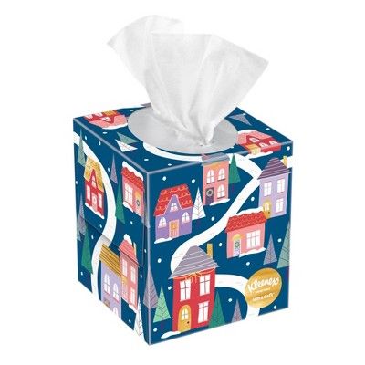 Kleenex Holiday Upright Ultra Soft Facial Tissue - 55ct | Target