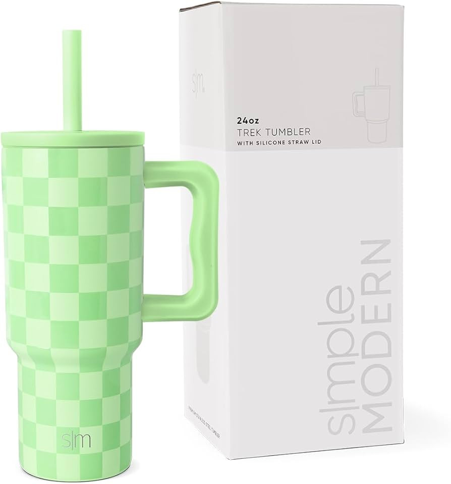 Simple Modern Kids 24 oz Tumbler with Handle and Silicone Straw Lid | Spill Proof and Leak Resist... | Amazon (US)
