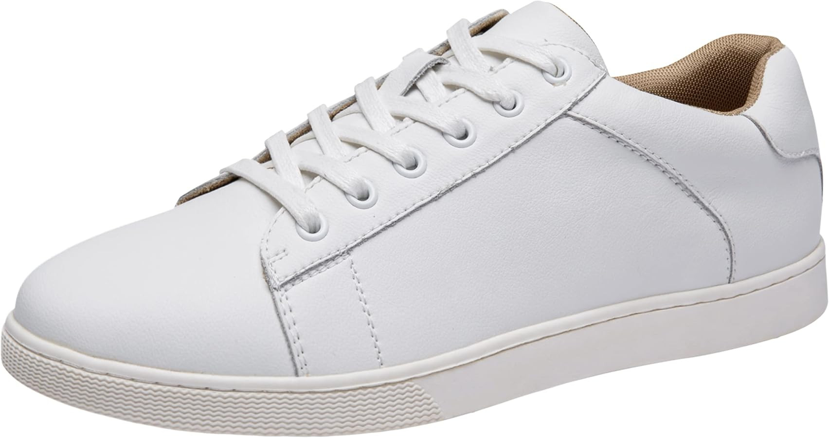 Jousen Men' s Casual Shoes Leather Dress Sneakers Business Casual Shoes for Men Breathable Fashio... | Amazon (US)