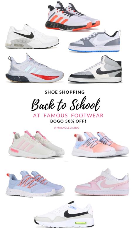 We went Back to School shoe shopping at Famous Footwear for their Buy one Get one 50% off deal that ends TODAY! I rounded up some of our favorite shoes that we took home and have or have loved before! I’ve tried to teach the kids to focus on comfort first when buying a good pair of sneakers! You can shop all the styles online or in store to save big on their BOGO 50% off sale! 

#LTKkids #LTKBacktoSchool #LTKfamily
