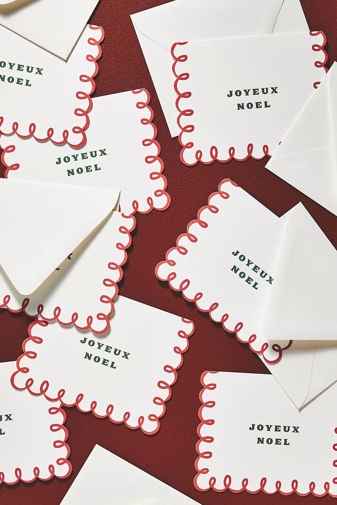 Amy Heitman Joyeux Noels Boxed Greeting Cards, Set of 8 | Anthropologie (US)