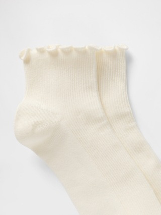 Ribbed Ruffle Socks | Gap (US)