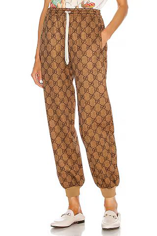 Gucci Jersey Pant in Vintage Camel | FWRD | FWRD 