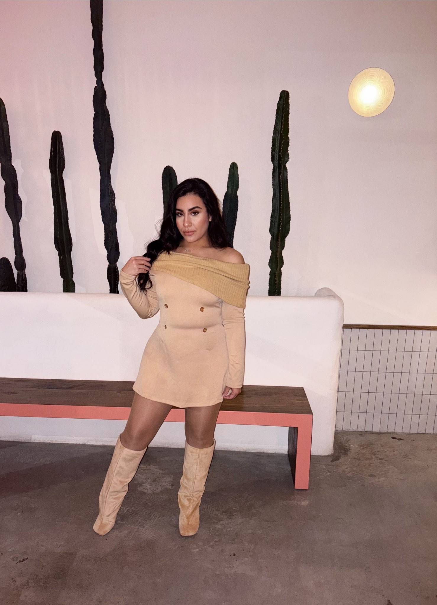 I have a really cute dress you should buy…. 🧸🛒🛍️ follow me on Instagram a.everyday

Boots are my favorite & most comfortable 
Snag this look for under $75

Thank you @amafishtown 🤎

#tandress #amazonfashionfinds #ootd #datenightfit #tanoutfitinspo #fallfashion #falldress #fallstyle #nudeoutfit

#LTKMidsize #LTKootd #LTKHoliday