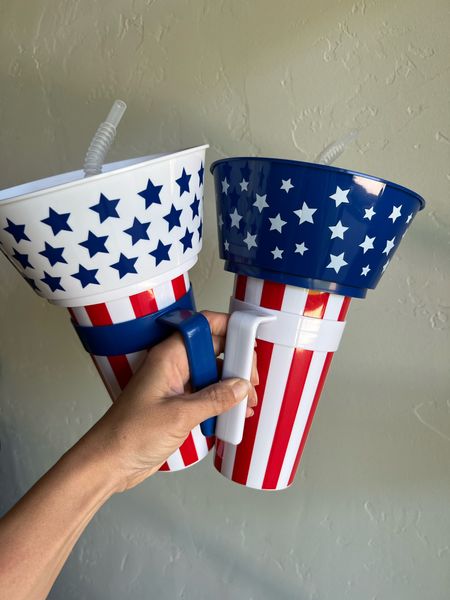 Snack/drink tumblers for the patriots! 🇺🇸❤️🤍💙

#LTKSeasonal #LTKFind #LTKsalealert