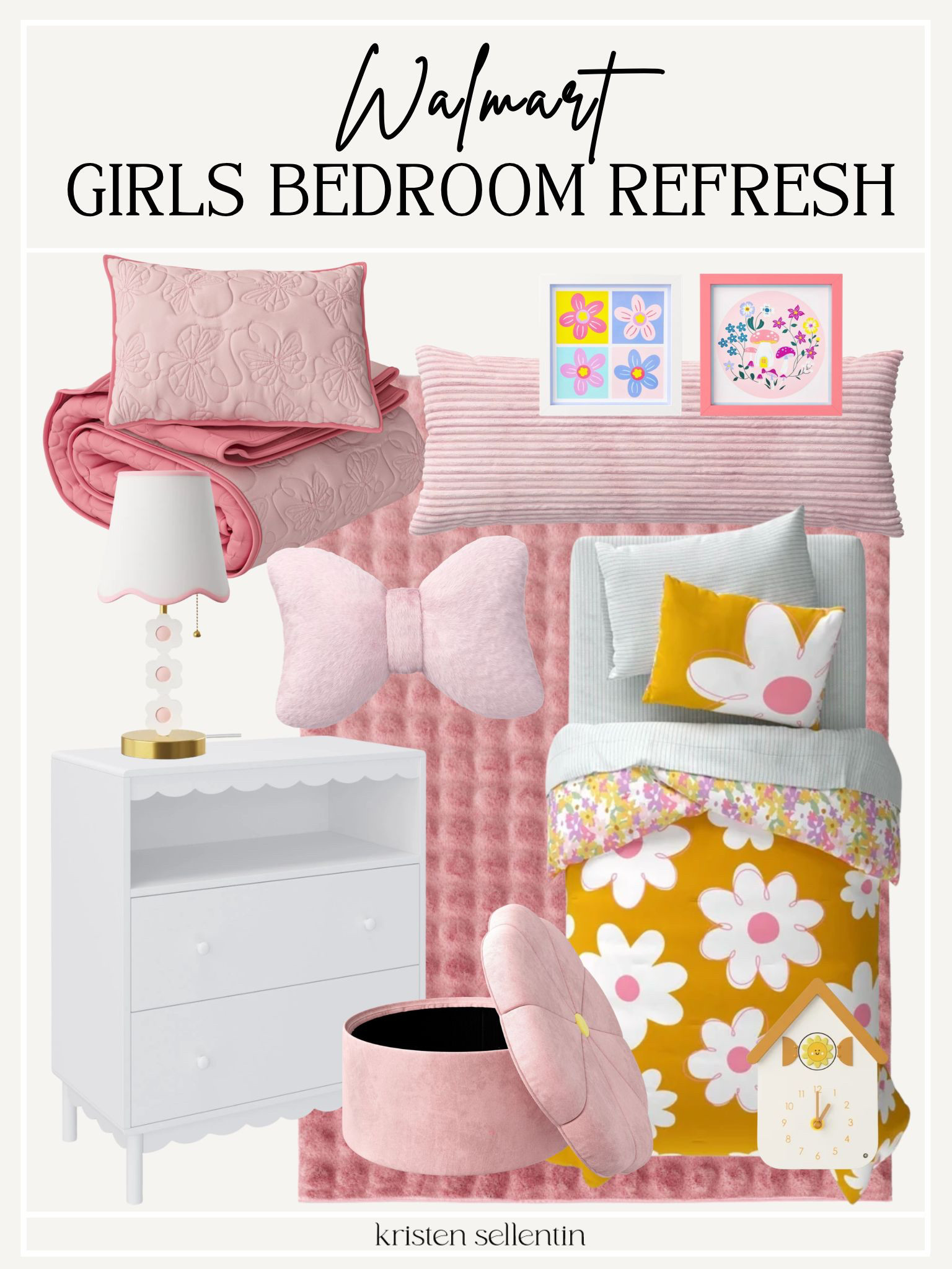 Girls bedroom refresh @ Walmart! Great finds for under $35!

#LTKSeasonal #LTKHome #LTKKids