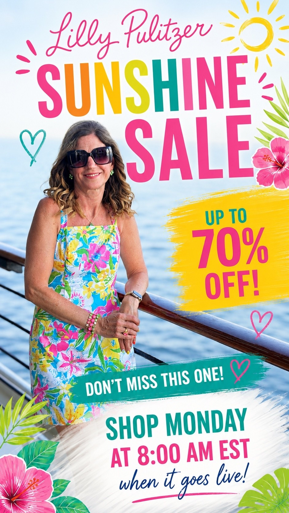 Lilly Pulitzer Sale

☀️ LILLY PULITZER SUNSHINE SALE! ☀️

It’s almost time! The Lilly Pulitzer Sunshine Sale goes LIVE Monday 8/24 at 8:00 AM ET with styles up to 70% off! 💕🌴

I’m linking some of my favorite pieces that are included in the sale so you can have them ready to shop! Several of these are pieces I personally own and love — and I have a feeling some are going to go FAST. 🏃‍♀️💨

Tap through my linked favorites and check back throughout the sale — I’ll be sharing more finds, sizing info and pieces I’ve worn!

Sale begins Monday at 8:00 AM ET. Prices and availability may change quickly

Lilly Pulitzer Sunshine Sale, Lilly Pulitzer sale, Lilly Pulitzer outfits, Lilly Pulitzer dresses, Lilly Pulitzer sale finds, colorful resort wear, vacation outfits for women, cruise outfits, resort style, summer dresses, preppy style, colorful fashion, tropical outfits, vacation fashion

#LillyPulitzer #LillyPulitzerStyle #LillyPulitzerSale #SunshineSale #LillyLover #PreppyStyle #ColorfulStyle #ResortWear #VacationStyle #SaleFinds #ltktravel

#LTKSaleAlert #LTKSeasonal #LTKOver40