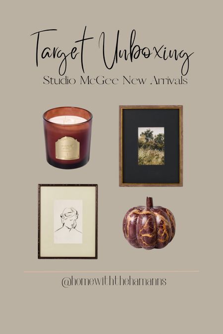 Part of my order from the new studio McGee line came today and I’m so excited!! Loving the quality and rich tones in all these pieces. 

Burgundy candle, target decor, target find, home decor, studio McGee home decor, portrait wall art, wall decor, nature wall art, marble pumpkin, fall decor 

#LTKHome #LTKSeasonal #LTKStyleTip